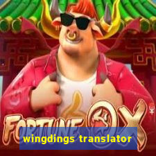 wingdings translator